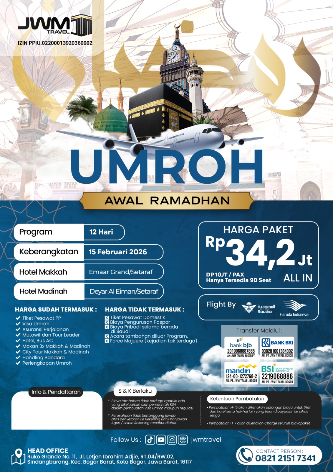 Umroh Awal Ramadhan 2026